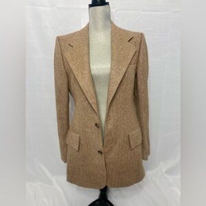 NWOT Pierre Cardin Men’s 100% Wool Single Breasted Blazer w/ Silk Lining Sz